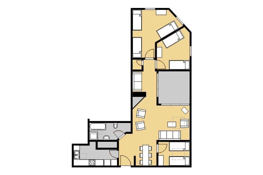 M M Central Apartments Gruppen, Handwerker Und Monteure Budget Berlin Luaran gambar